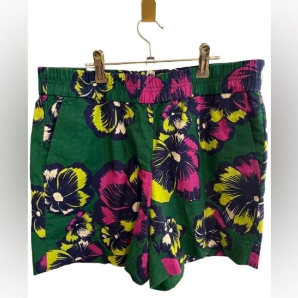 J. Crew Linen Floral Shorts - Picture 1 of 10